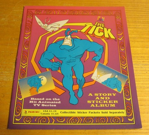 1995 Panini The Tick Stickers Lot of 149 Stickers WITH NEW STICKER ALBUM - Picture 3 of 5