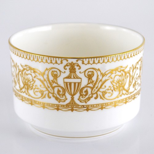 Royal Worcester Hyde Park Open Sugar Bowl White & Gold 10 cm - Picture 6 of 6