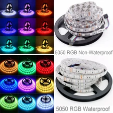 Bright 5050 RGB Waterproof SMD 300 LED Flexible Strip light 12V 5M 16.4ft