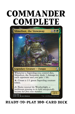 Slimefoot, the Stowaway SAPROLING SACRIFICE Magic MTG Custom Commander Deck | eBay Slimefoot, the Stowaway SAPROLING SACRIFICE Magic MTG Custom Commander Deck | eBay