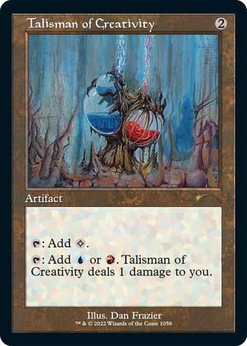 マジック：ザ・ギャザリング Dan Frazier Enemy Talismans Foil Etched MTG FOIL ETCHED Dan Frazier Is Back Again: The Enemy Talismans