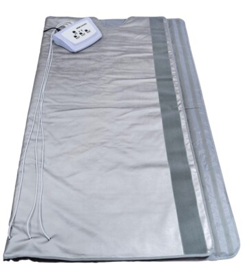 ◆シーツ◆240×300cm◆グレー◆Z-2506WE12◆ Gizmo Supply 3 Zone Digital Far-Infrared Heat Sauna Blanket v3