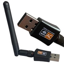 Adaptador WiFi USB Inal mbrico con Antena Dual Band 2.4/5Ghz