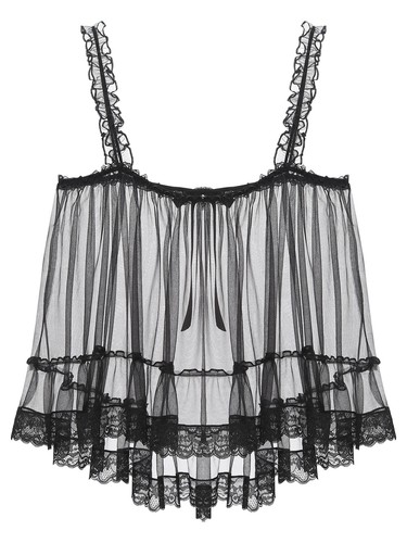 FEESHOW Womens Sexy Lace Sheer Sleepwear Dress See-Through Slip Tops AU - Picture 20 of 76
