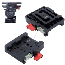 Quick Release Clamp Converter for Gitzo 50mm Plate Sachtler Tripod Fluid Head