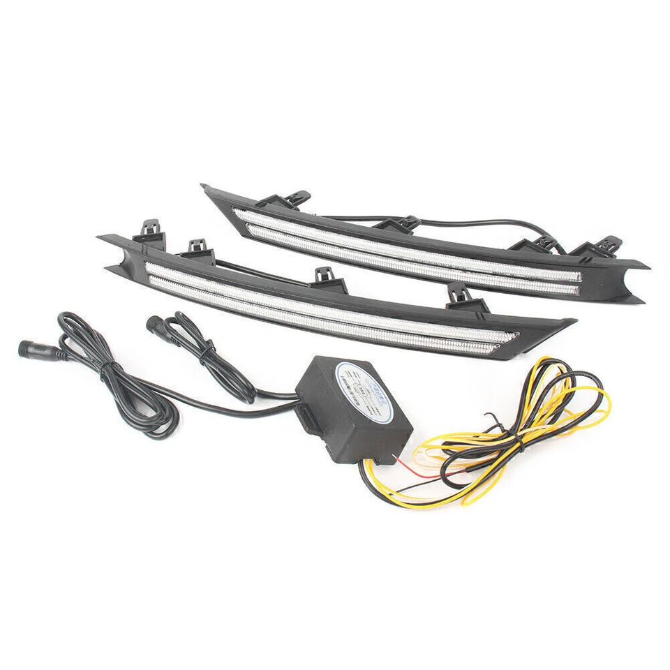 Luz de circulação diurna LED DRL lâmpada de neblina sinal de seta para Mazda CX-5 CX5 2017-2018 - Imagem 2 de 4