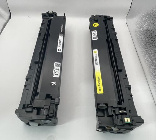 2 pack CF210A 131A Black Toner Fits HP Color Laserjet Pro 200 M251nw, M276nw