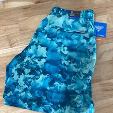 Mens Columbia PFG Rambler Printed water short Small Blue