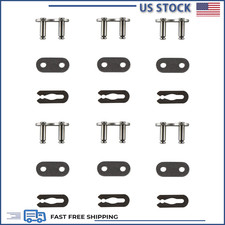 6 Sets 415 Chain Master Link 49cc 66cc 80cc 2-Cycle Motorized Bike Gas Engine