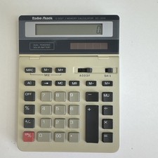 Radio Shack 12 Digit Calculator EC-2018 Solar Battery Tilt Display VTG