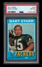 1971 Topps Set-Break #200 Bart Starr PSA 8 NM-MT