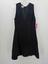 Pre-Owned Stella McCartney Black Size 42 Knee Length Sleeveless Dress