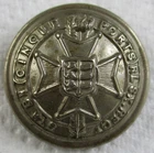 WW1 British Army:"5th BN CINQUE PORTS, ROYAL SUSSEX REGT BUTTON" (Large, 25mm)