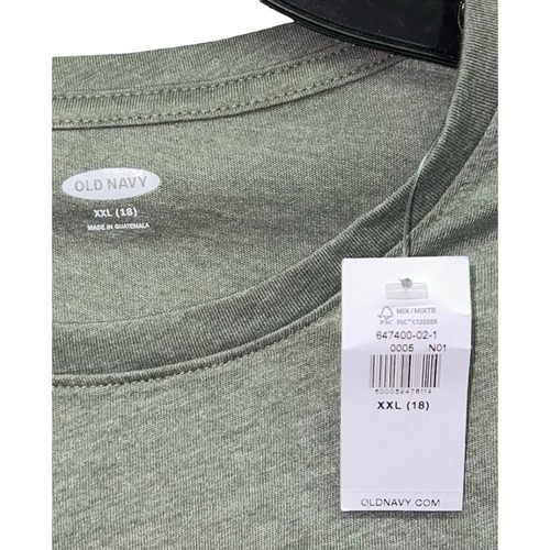 Old Navy Shirt Kids Girls Size 18 XXL Green Graphic Long Sleeve New - Picture 3 of 4