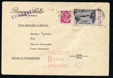 Repubblica 1961  Gronchi rosa (N°921) ricoperto dal L.205 grigio (456/s76)
