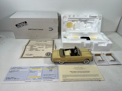 DANBURY MINT 1949 FORD CUSTOM MIAMI CREAM DIECAST 1:24 with Box