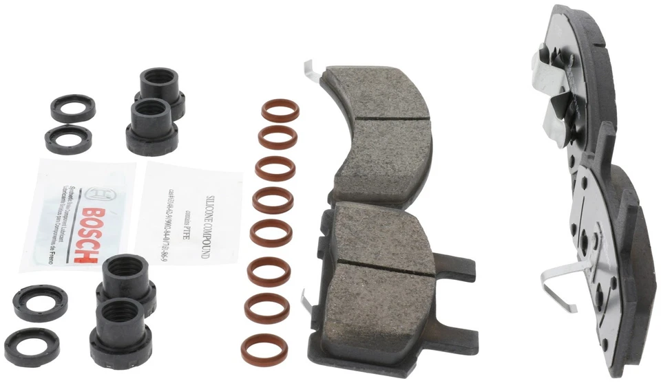 Juego de pastillas de freno de disco delanteras Bosch BC369 para 88-02 GMC Safari Yukon Chevrolet Astro Foto 3 de 4