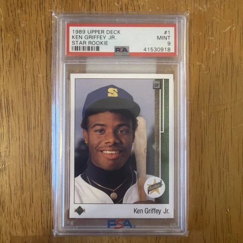 Ken Griffey Jr. Rookie Card 1989 Upper Deck #1 PSA 9