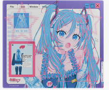 Wallhack SP-005 Miku OS Glass Mousepad IN HAND