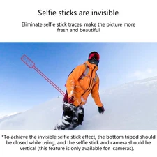 Durability& Invisible Selfie Tripod Compatible for ONE x3/x2 Camera Device