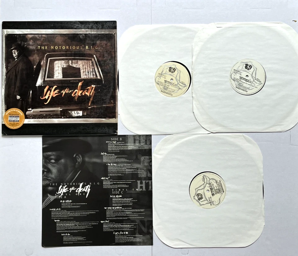 Notorious B.I.G. - Life After Death x 3 LP Album Vinyl Record -OG Original Press - Image 3 of 4