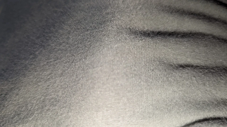 Fine Knit 4 way Stretch Celery Gray Shimmer Cotton Blend Fabric 5+ Yds x 60"W Pc - Image 4 of 4