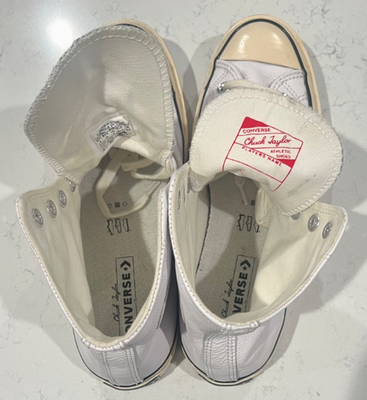 Converse Leather Upper Chuck 70 Hi 'White' 167064C Size Men 8