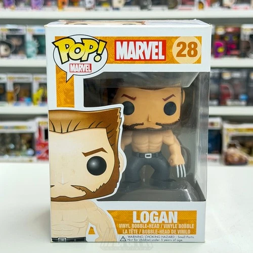 Funko Pop Marvel X-Men Logan Wolverine 28 Weapon X Mutant Adamantium Toy Figure