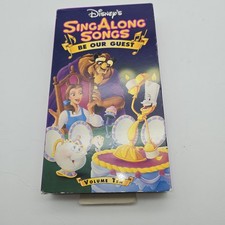 Disneys Sing Along Songs. VHS Be Our Guest Vo...