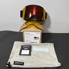 Smith Squad Goggles With Chromapop Lens Medium W Replacement Lens Black S3/S1