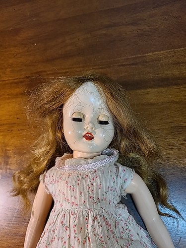 50s IDEAL STRUNG DOLL RED HAIR EYES OPEN/CLOSE EXCELLENT CONDITION - Picture 2 of 23