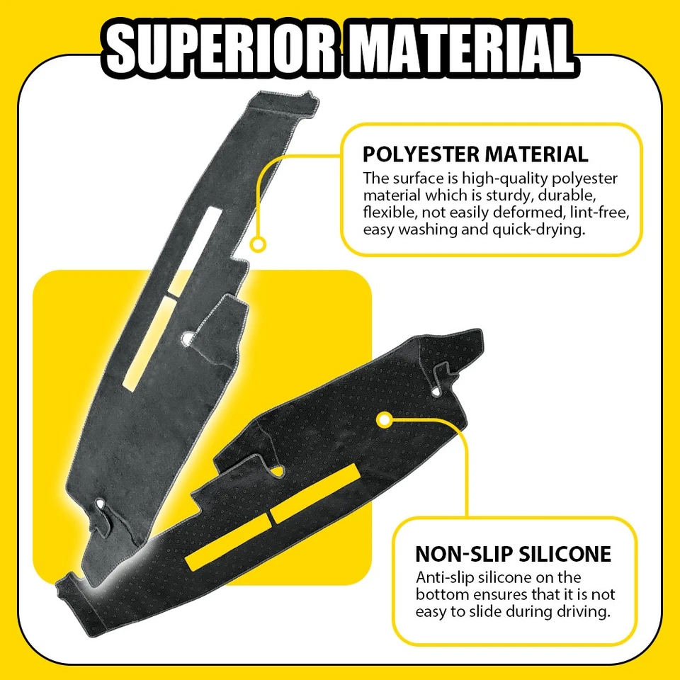 Alfombrilla de tablero para Chevy K1500 K2500 K3500 C1500 C2500 1988-1994 A Foto 3 de 4