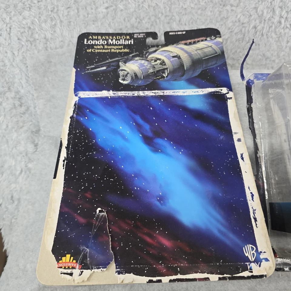 Figura de acción de colección WB Toy Babylon 5 Ambassador Londo Mollari Warner Bros Foto 3 de 4