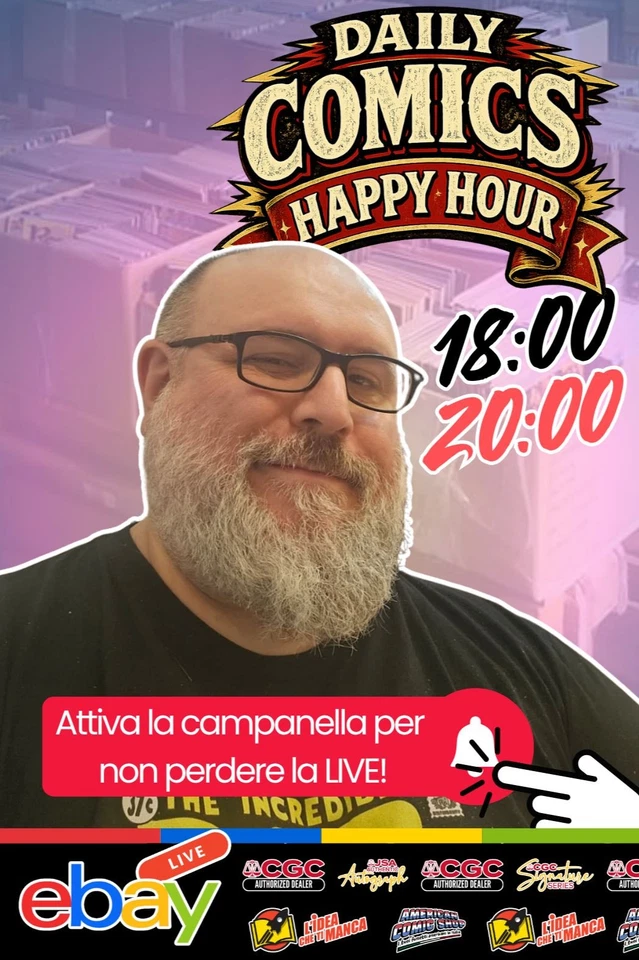 Il nostro Daily Comics Happy Hour 🍻 – Il tuo aperitivo a base di fumetti.