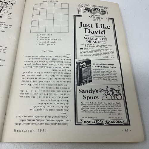 Antique STORY PARADE Children's Magazine Dec 1951 - Picture 13 of 15
