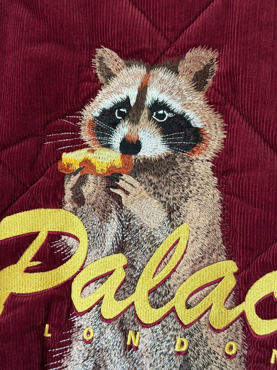 Palace Hungry Raccoon Corduroy Bomber Jacket - Size Medium