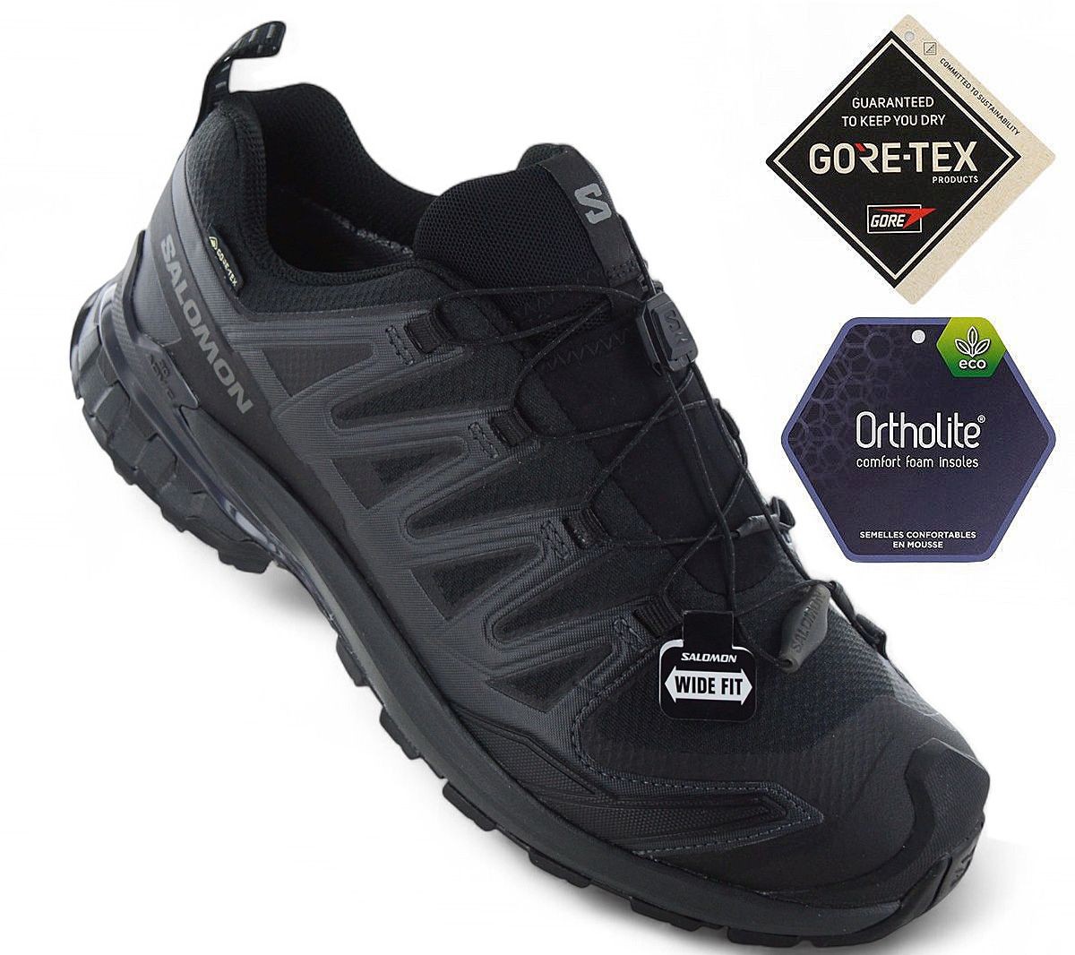 Salomon XA Pro 3D V9 Wide GTX Gore Tex - Hiking Shoes 472770 Trail