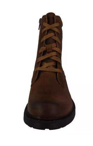 CLARKS ORINOCO2 SPICE Ladies Brown Snuff LEATHER BOOTS Uk Size 5.5 D EUR 39 - Picture 4 of 5