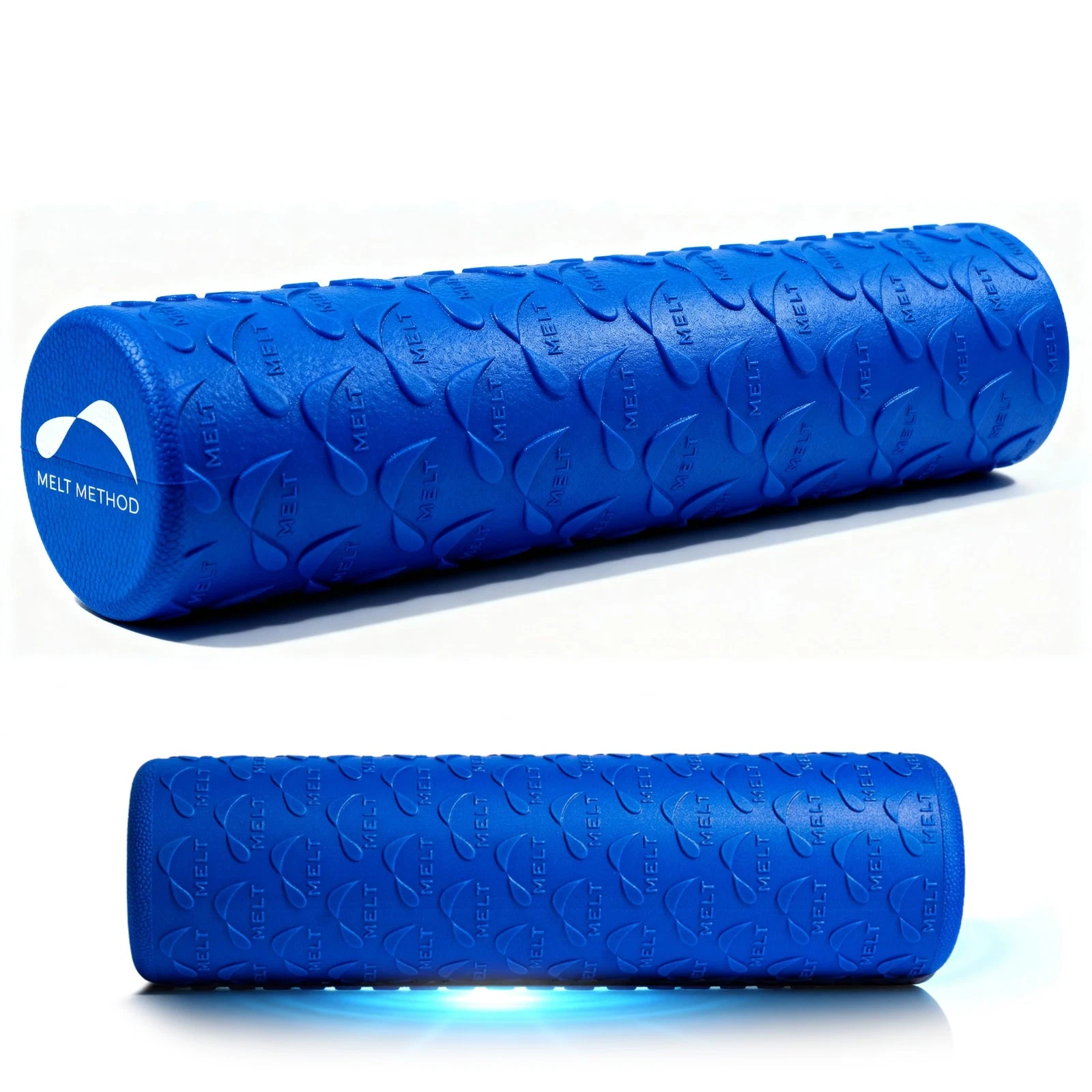 18 Inch Soft Travel Foam Roller w/FasciaTherapy - Low Density Travel Size Foa...