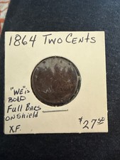 us 1864 coins two cent piece