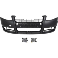 Bumper Cover Fascia Front Sedan for Audi A4 Quattro 2005-2009