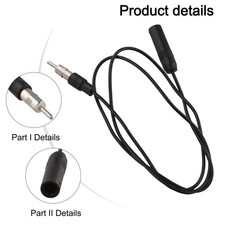 Rallonge Câble Radio Câble 1 Pc Auto AM/FM Antenne Voiture Accessoires