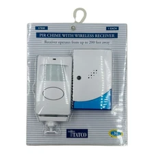 Tatco PIR Chime Wireless Receiver Battery Operated Motion Activated