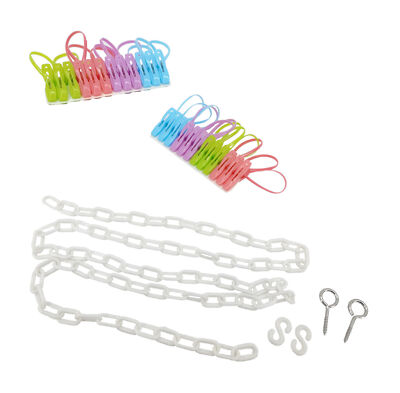 Plush Toy Chain Wall Ceiling Hanging Organizer Clip Strips for Chips Snacks