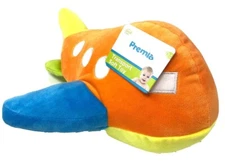 Premia Baby Care 10 inch Soft Plush Toy Airplane from the Transportation Series