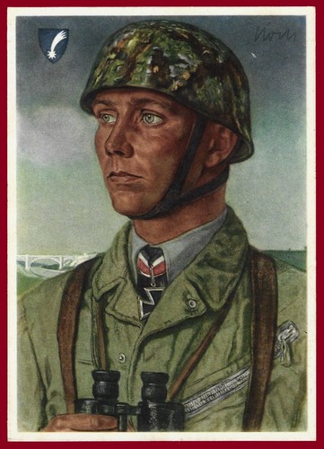 Carte postale allemande Seconde Guerre mondiale Troisième Reich Luftwaffe Parachschirmjäger Major Koch 1940 - Photo 1 sur 2