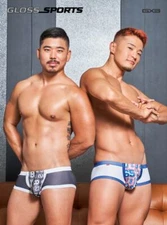 2PACK GX3 GLOSS SPORTS LOWRISE  SPORTS BOXER JAPAN SEXY UNDERWEAR  K1702