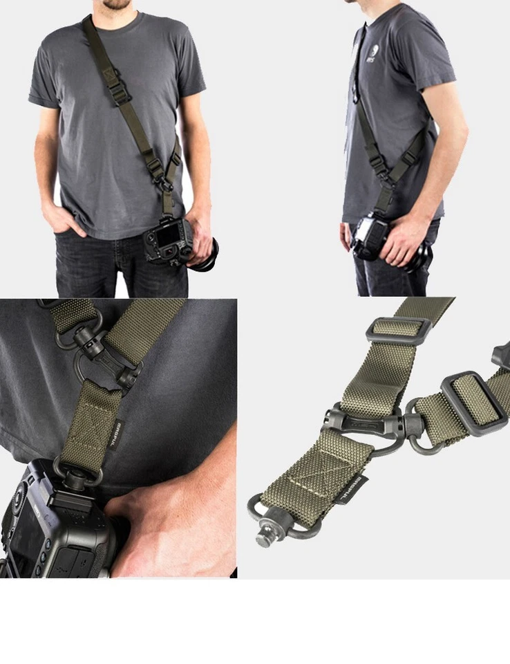 2 Point Sling Quick Adjust Rifle Sling with QD Swivels Slings MS4 - Image 3 of 4