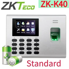 ZKTeco K40 Biometric Fingerprint Time Attendance System Built-in Battery USB HOT