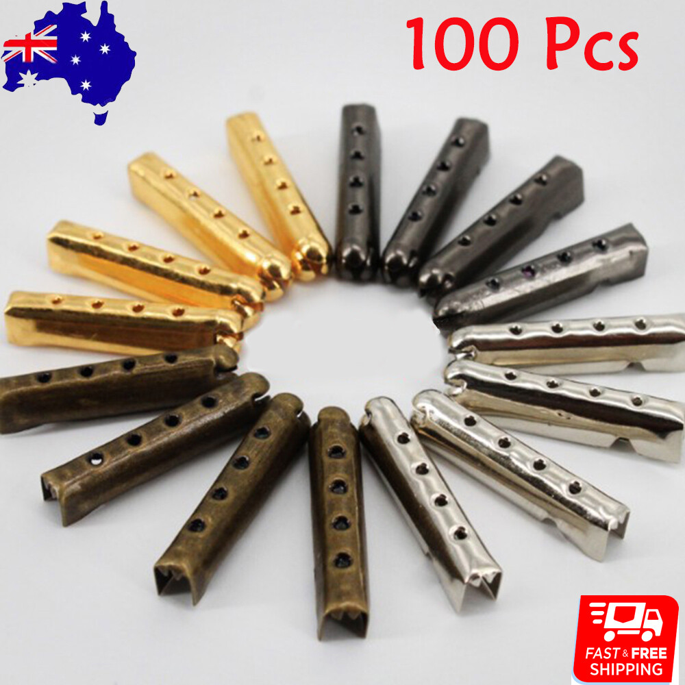 APL ❃ 100 Punte In Metallo Per Lacci Delle Scarpe Punte Per Lacci Delle Scarpe ☆
